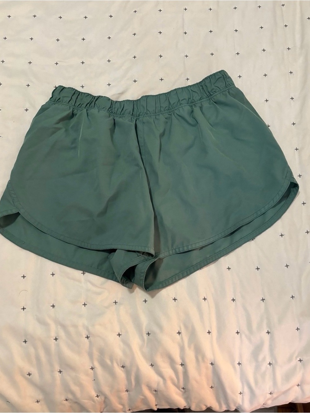 Set of 2 Elastic-Waist Athletic Shorts